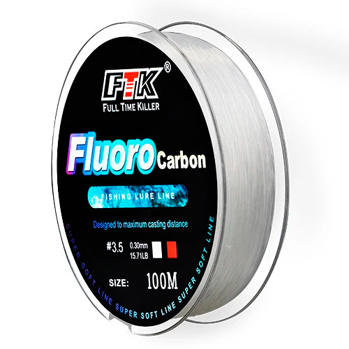 Línea de Pesca Fluorocarbonada 100 m