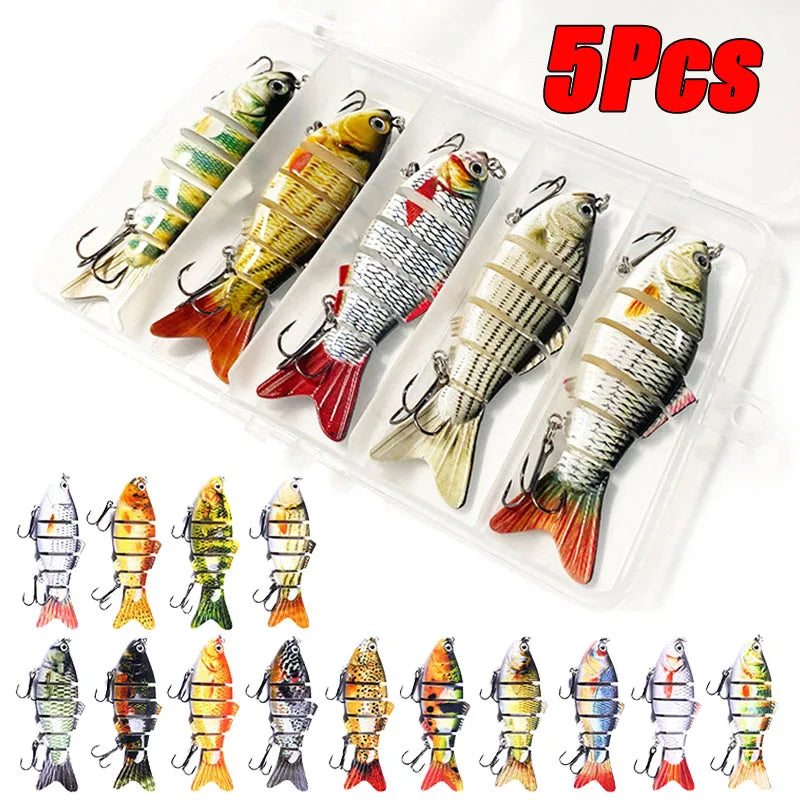Señuelo Articulado de 6 Segmentos 10cm / 17.5g Sinking Swimbait