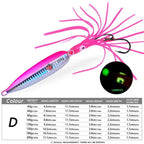 Señuelo Inchiku Jig 40g–200g Slow Jigging Hundible