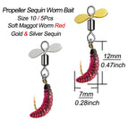 Set de 5 Señuelos Insecto con Hélice