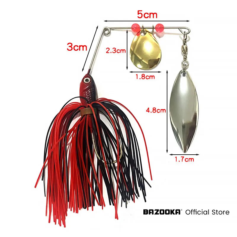 Spinnerbait Metálico Bazooka 15g/18g