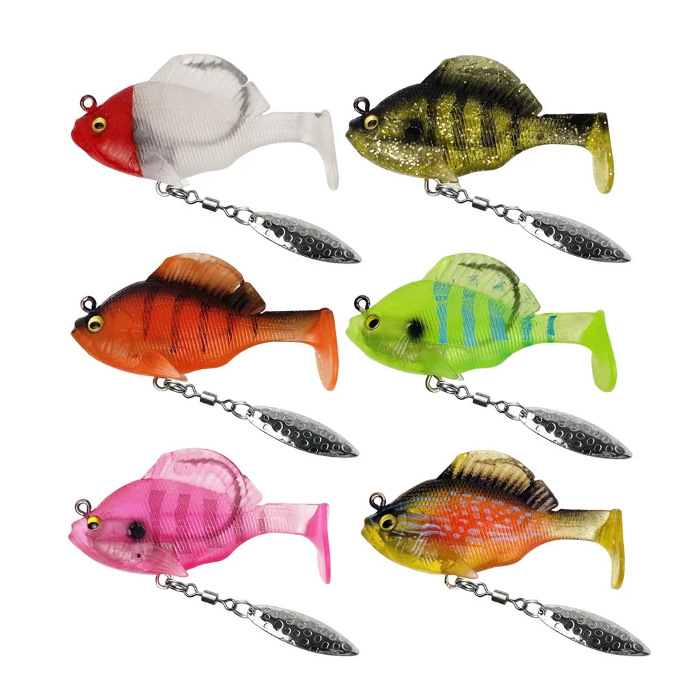 Señuelo Blando Tipo Spoon Wobbler