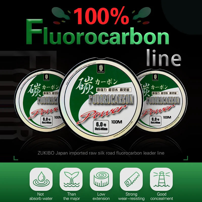 Línea 100% Fluorocarbono Japonés