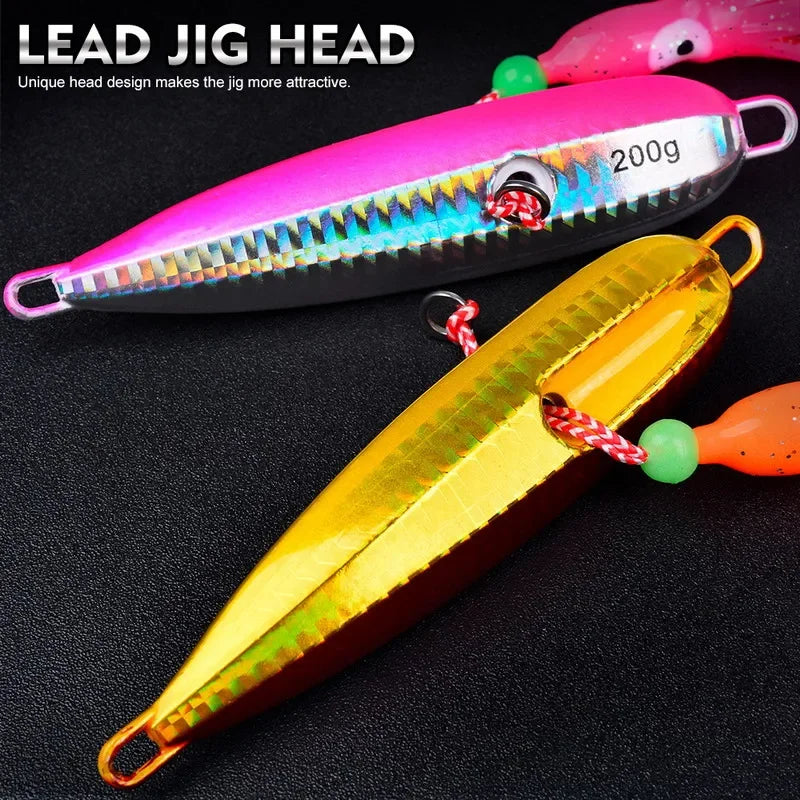 Señuelo Inchiku Jig 40g–200g Slow Jigging Hundible