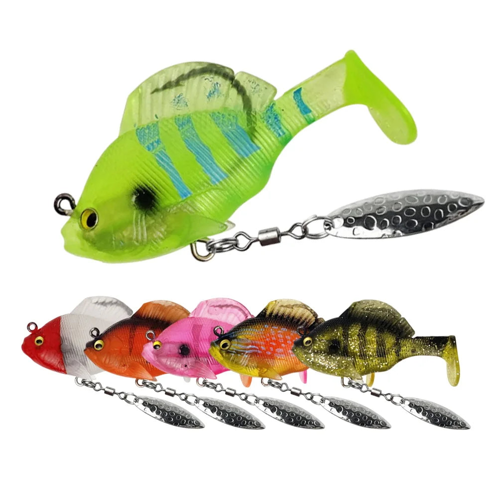 Señuelo Blando Tipo Spoon Wobbler